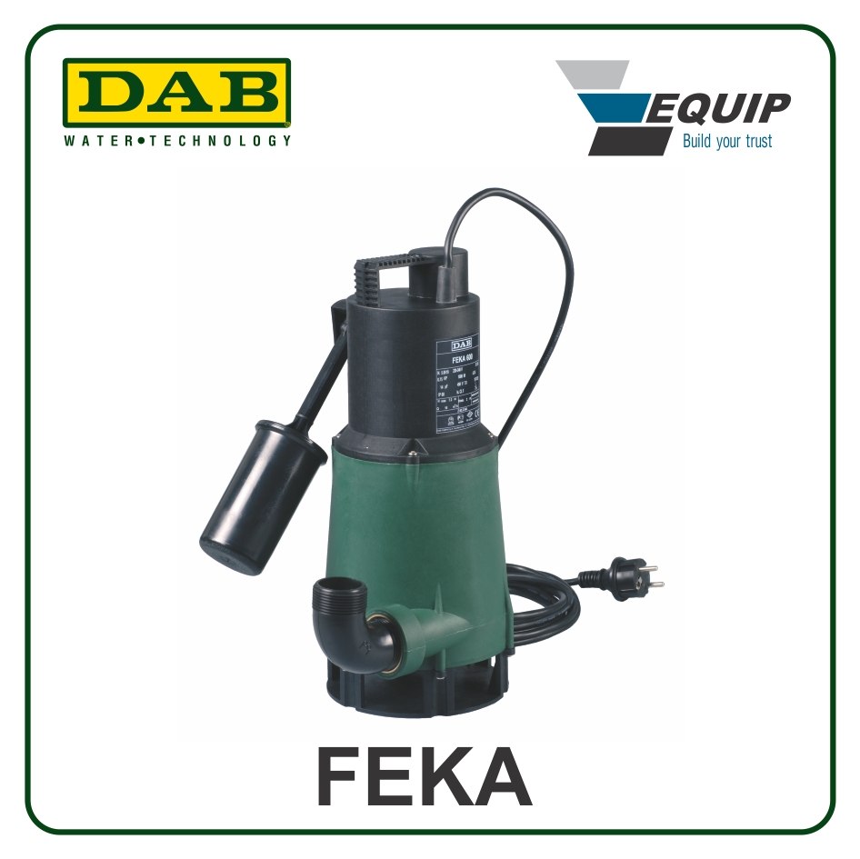 submersible pump for residential building service dab