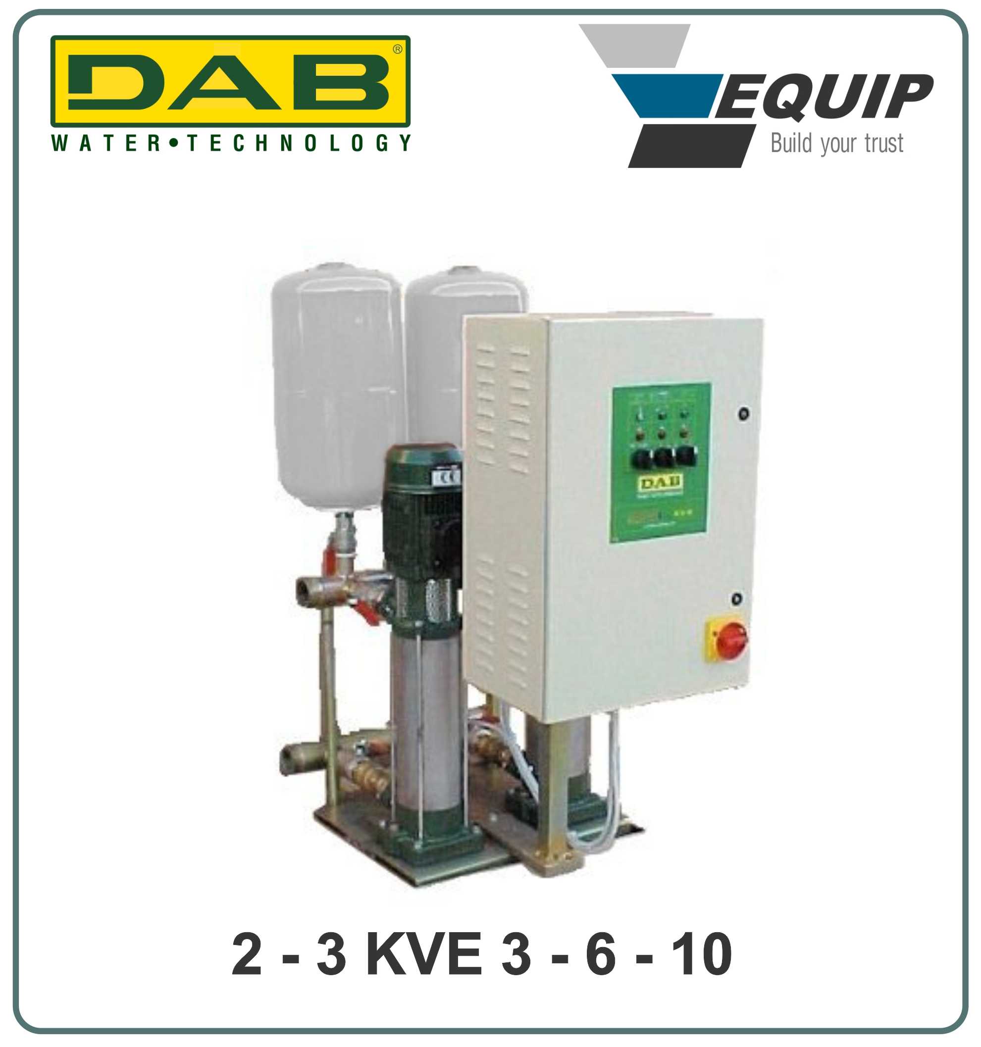 Water lifting sets for building DAB