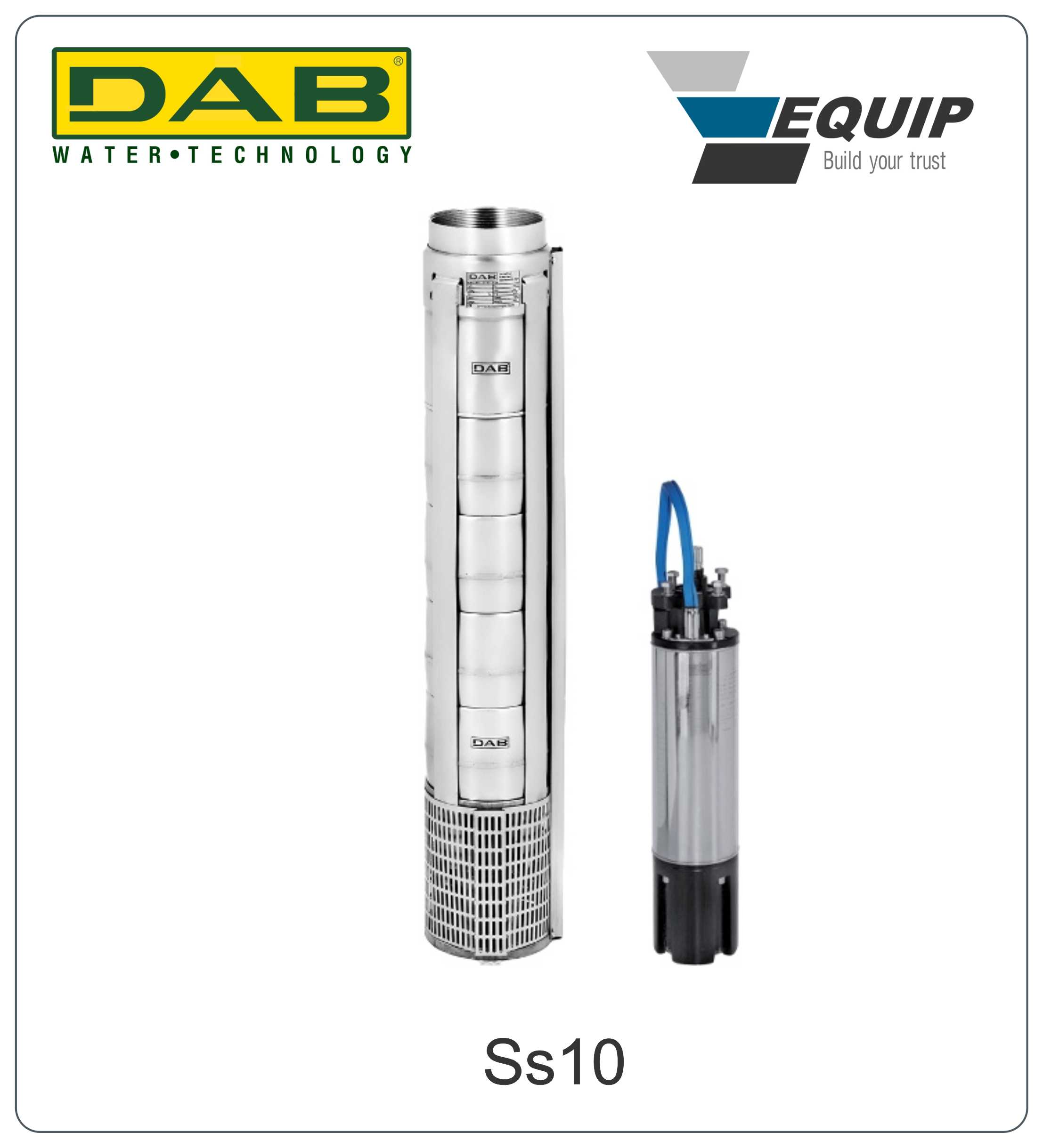 Industrial borehole electric pumps DAB